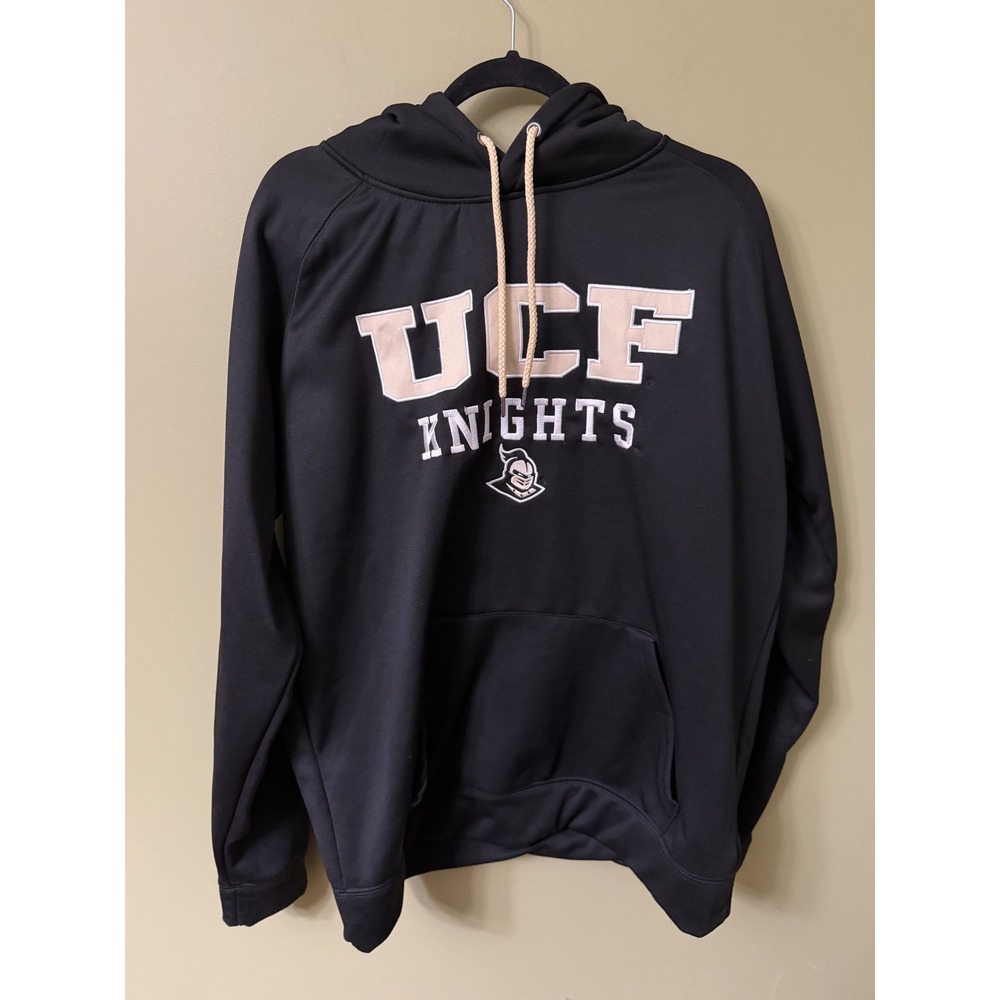 Stadium Athletics UCF Knights Hoodie XL Black Embroidered Pullover Sweatshirt